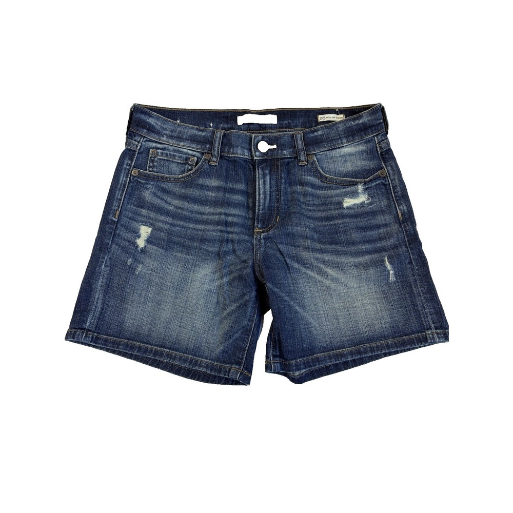 Banana Republic Women's 26 Roll-Up Denim Shorts Distressed Summer Beach Festival